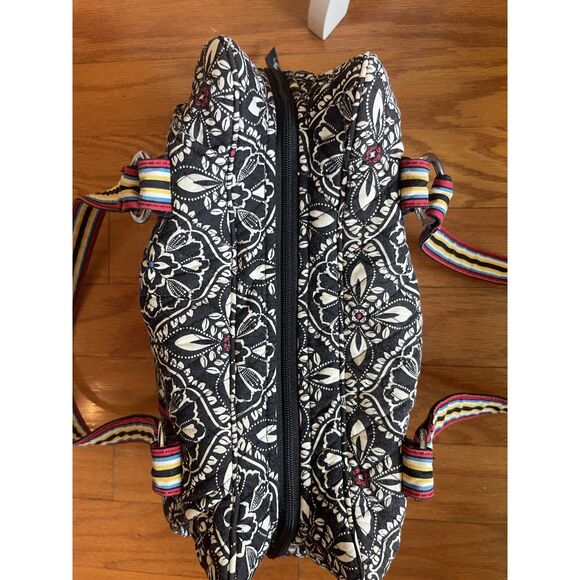 Vera Bradley Shoulder Bag Retire Print Barcelona Tote Handbag Travel Work Casual - Picture 3 of 11